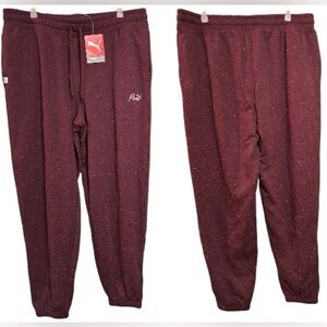 Puma Men's Maroon Joggers, NWT, Size XL